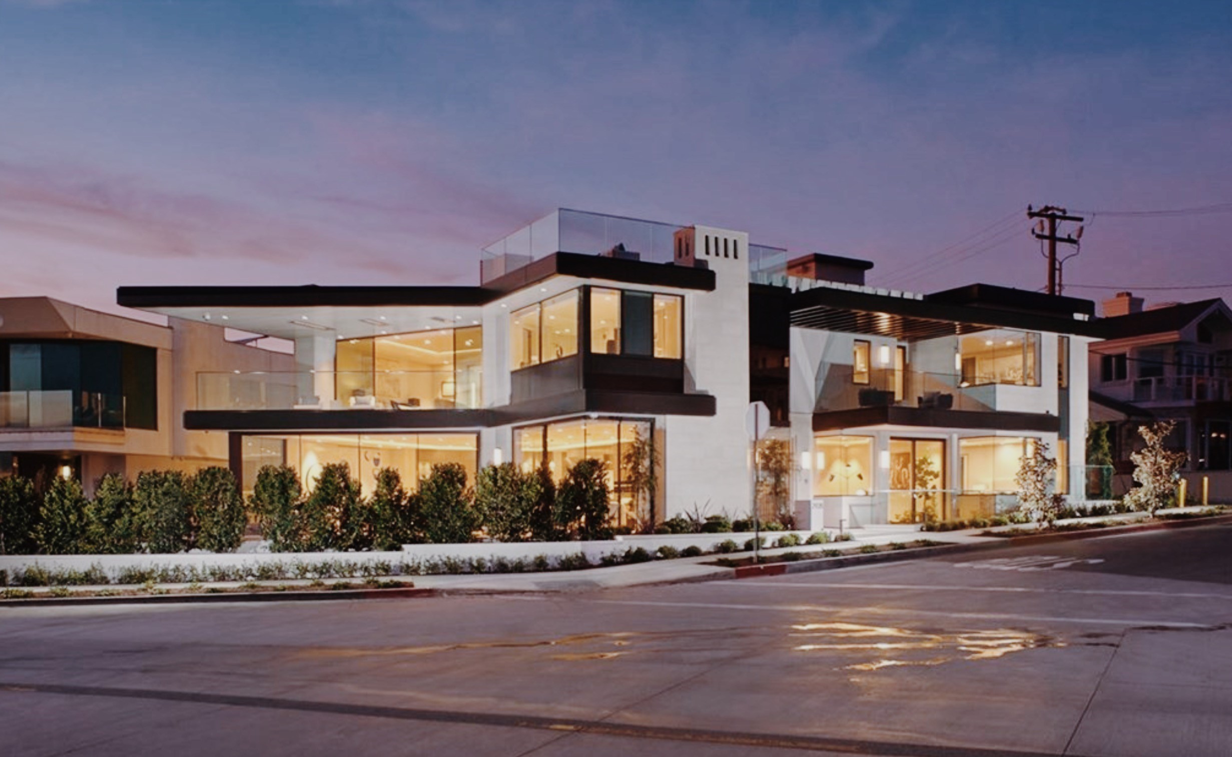 Elevator Boutique six-stop home elevator in a Corona Del Mar mansion