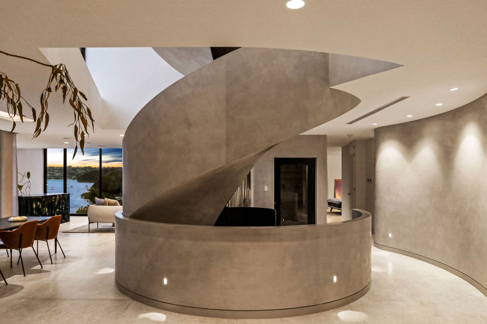 Elevator Boutique home elevator with a clear glass door