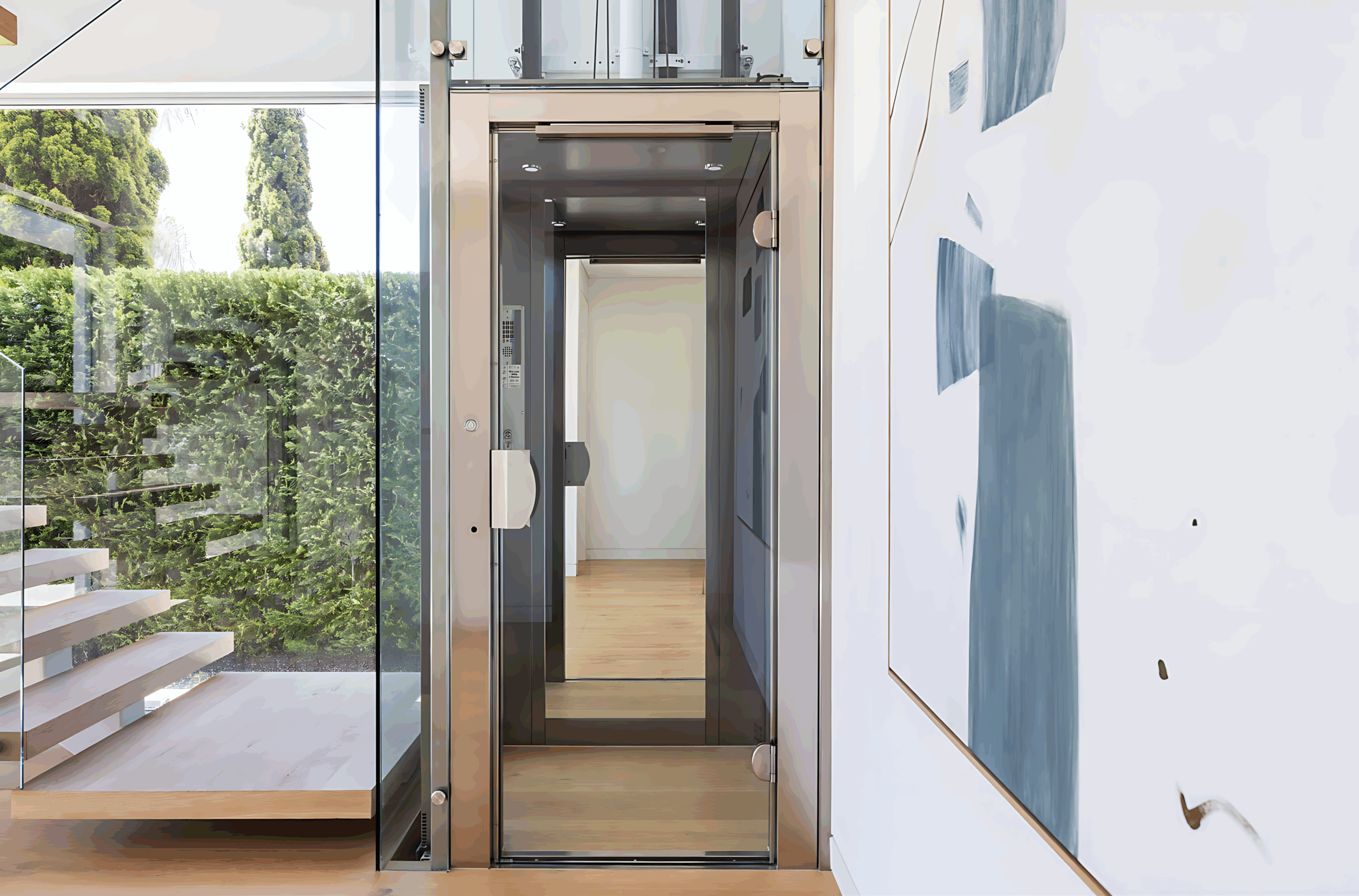 Elevator Boutique full-sized home elevator cabin with a high ceiling