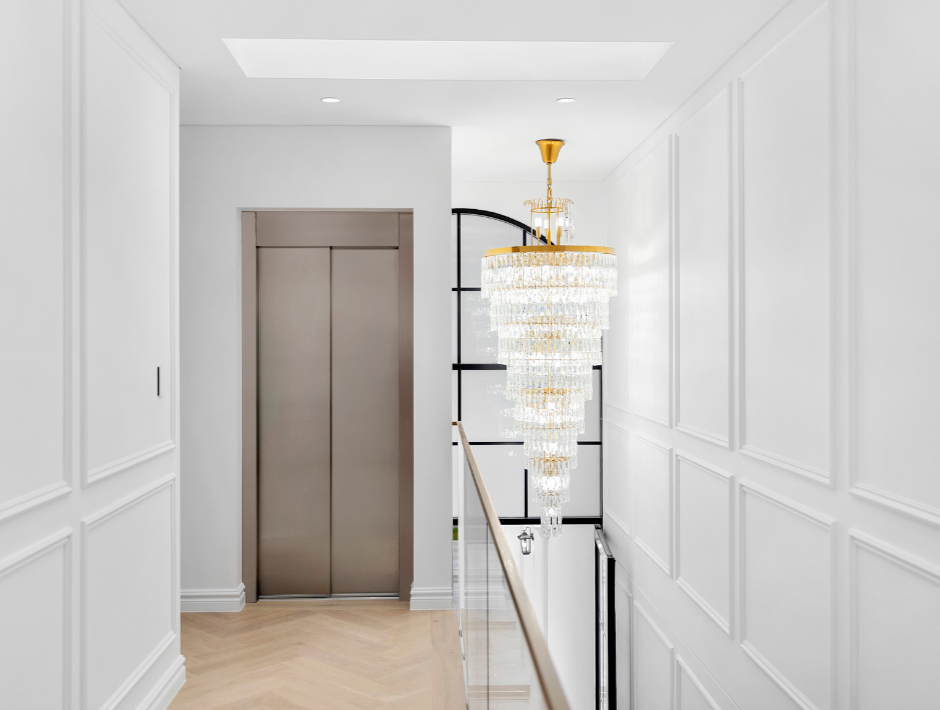 Elevator Boutique sliding door home elevator installed by our own team